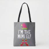 Ich bin der Mimi Elf, der Weihnachtskostüm gleicht Tasche (Vorderseite)