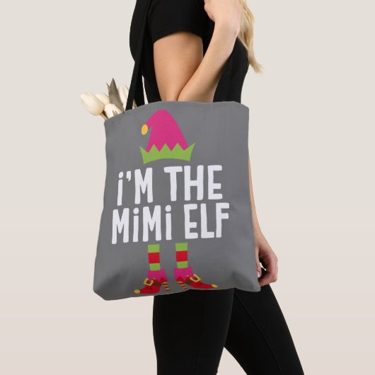 Ich bin der Mimi Elf, der Weihnachtskostüm gleicht Tasche (Von Nahem)