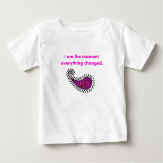Ich bin der Moment, in dem rosa Paisley Baby T-shirt