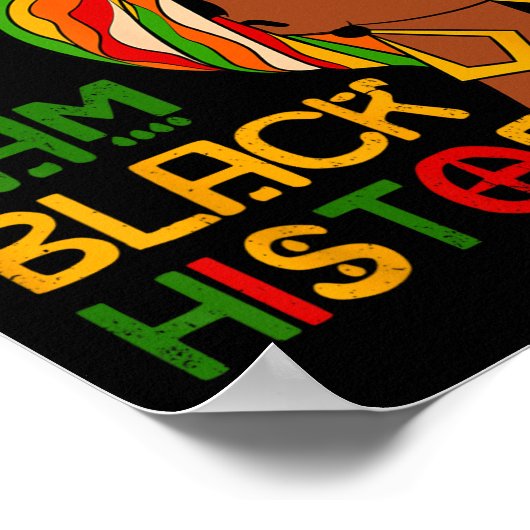 Ich bin der Monat der schwarzen Geschichte der ame Poster (Ecke)