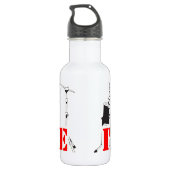 Ich bin der Müller Edelstahlflasche (Rückseite)