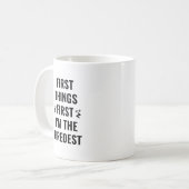 Ich bin der müßigste kaffeetasse (Vorderseite Links)