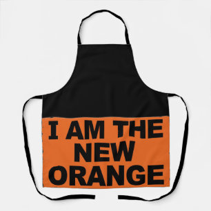 Ich bin der neue Orange Schürze