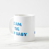 Ich bin der New Baby Junge Kaffeetasse (Vorderseite Links)