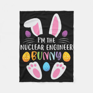 Ich bin der Nukleare Ingenieur Bunny Funny Funny O Fleecedecke