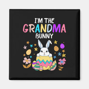 Ich bin der Oma Bunny Happy Ostertag Frauen Rabbi Magnet