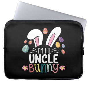 Ich bin der Onkel Bunny Ostern Familienübereinstim Laptopschutzhülle