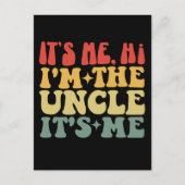 Ich bin der Onkel, ich bin der lustige Onkel Postkarte (Vorderseite)