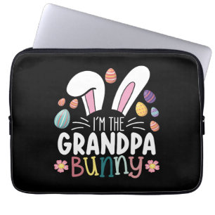 Ich bin der Opa Bunny Ostern Familienübereinstimmu Laptopschutzhülle