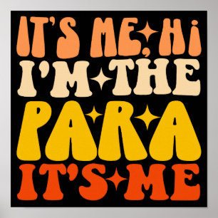 Ich bin der Para. Ich bin Paraprofi Poster