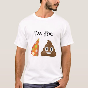 Ich bin der Party pooper emoji T - Shirt