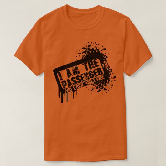 Ich bin der Passagier T-Shirt (Design vorne)