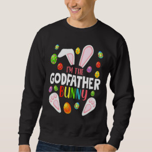 Ich bin der Pate Bunny Funny Matching Family East Sweatshirt