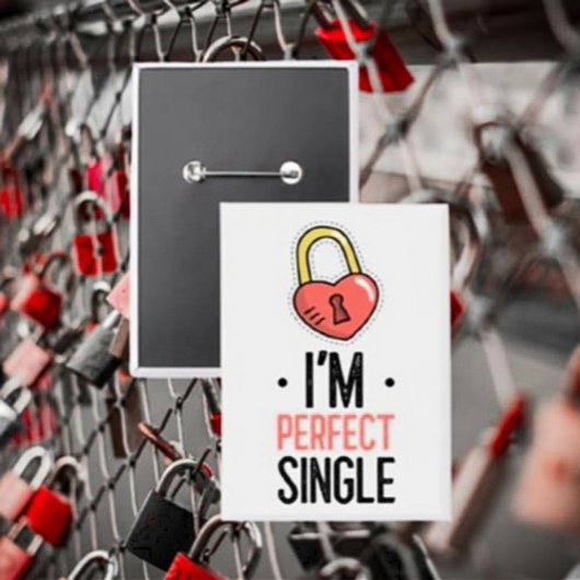 Ich bin der perfekte Single-Padlock-Button Button