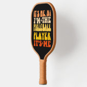 Ich bin der Pickleball Player Individuelle Name Schläger (Links)