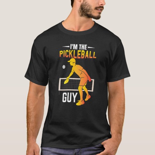 Ich bin der Pickleball Typ Pickle Ball Player Pick T-Shirt (Vorderseite)