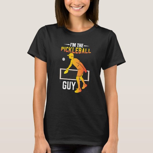 Ich bin der Pickleball Typ Pickle Ball Player Pick T-Shirt (Vorderseite)