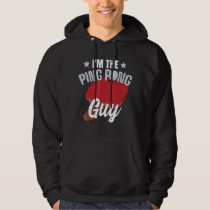 Ich bin der Ping Pong Typ Paddle Tischtennis Ping Hoodie
