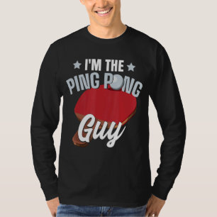 Ich bin der Ping Pong Typ Paddle Tischtennis Ping T-Shirt
