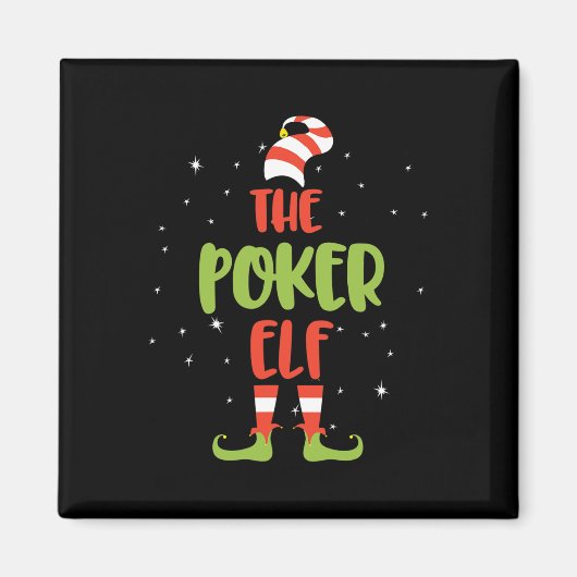 Ich bin der Poker Elf Magnet (Vorne)