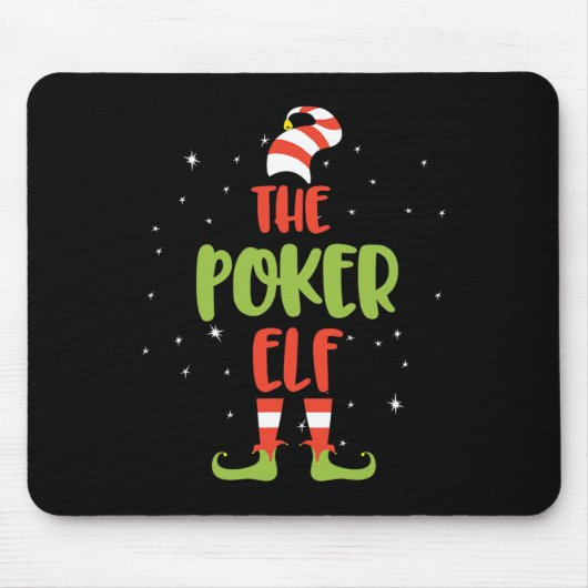 Ich bin der Poker Elf Mousepad (Vorne)