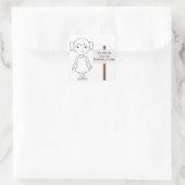 Ich bin der problematische Umschlag Aufkleber (Tasche)