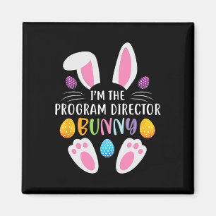 Ich bin der Programmleiter Bunny Lustiger Osterhas Magnet