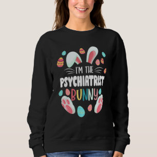 Ich bin der Psychiater Bunny Matching Family Oster Sweatshirt