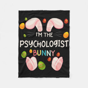 Ich bin der Psychologe Bunny Lustige passende Fami Fleecedecke