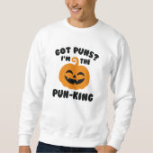 Ich bin der Pun-King Sweatshirt (Vorderseite)