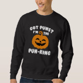 Ich bin der Pun-King Sweatshirt (Vorderseite)