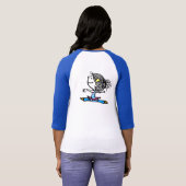 Ich bin der Raglan-T - Shirt der GEBOHRTEN Frauen, (Schwarz voll)