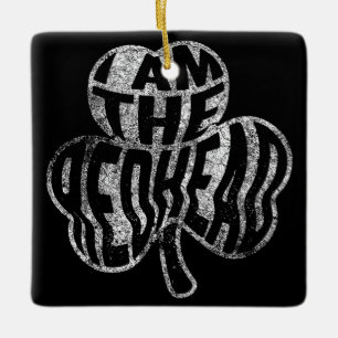 Ich bin der Redhead Shirt St Patricks Day T - Shir Keramikornament