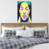 Ich bin der Regen Leinwanddruck (Insitu (Schlafzimmer))