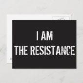 ICH BIN DER RESISTENZ, Postkarte (Vorne/Hinten)
