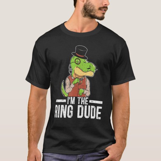 Ich bin der Ring Typ Page Boy Wedding Cotillion T T-Shirt (Vorderseite)
