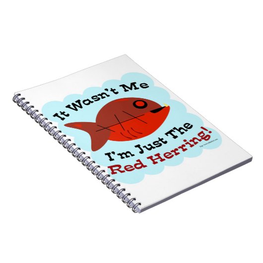 Ich bin der Rote Hering Notizblock (Rechte Seite)