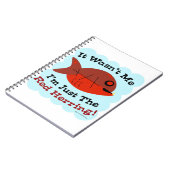 Ich bin der Rote Hering Notizblock (Linke Seite)