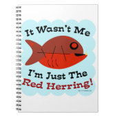 Ich bin der Rote Hering Notizblock (Vorderseite)