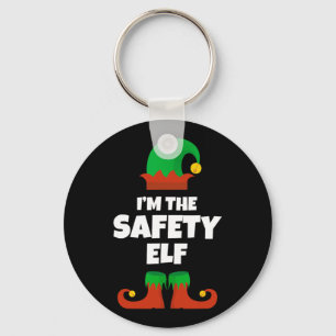 Ich bin der Safety Elf Familie Pajama Weihnachtslu Schlüsselanhänger