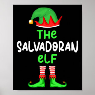 Ich bin der salvadorianische Elf El Salvador Weihn Poster