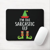 Ich bin der Sarcastic Elf Matching Family Group Ch Mousepad (Mit Mouse)