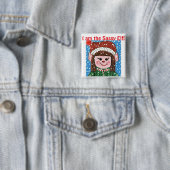 Ich bin der Sassy Elf Hut Button (Beispiel)