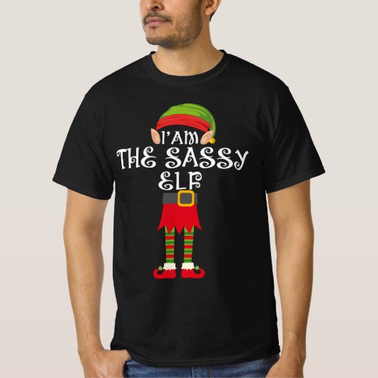 Ich bin der sassy elf T-Shirt (Vorderseite)