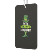Ich bin der Sassy Leprechaun, der zum St. Patrick' Autolufterfrischer (Links)