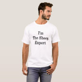 Ich bin der Schaf-Experte T-Shirt (Vorne ganz)