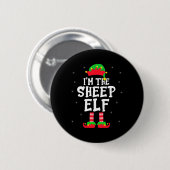 Ich bin der Schafelf Xmas Elf Schafe Bauer Matchin Button (Vorne & Hinten)