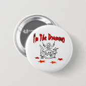Ich bin der Schlagzeuger Button (Vorne & Hinten)