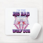 Ich bin der schlechte Wolf Funny letzte Minute Hal Mousepad (Mit Mouse)