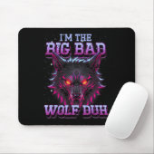 Ich bin der schlechte Wolf Funny letzte Minute Hal Mousepad (Mit Mouse)